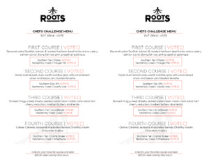 Chefbattlemenuwbeer Roots Restaurant